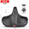 WEST BIKING Ergonomic Wide Padded Bike Saddle For Mountain And EBikes 13