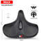 WEST BIKING Ergonomic Wide Padded Bike Saddle For Mountain And EBikes 14
