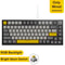 Ajazz AK820Pro Wireless Mechanical Gaming Keyboard HotSwappable GasketMounted With Customizable Kn 15