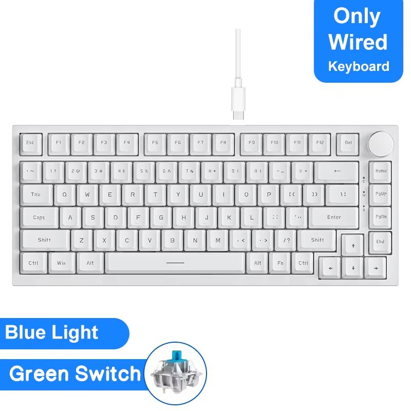 Ajazz AK820Pro Wireless Mechanical Gaming Keyboard  HotSwappable GasketMounted With Customizable Kn 7