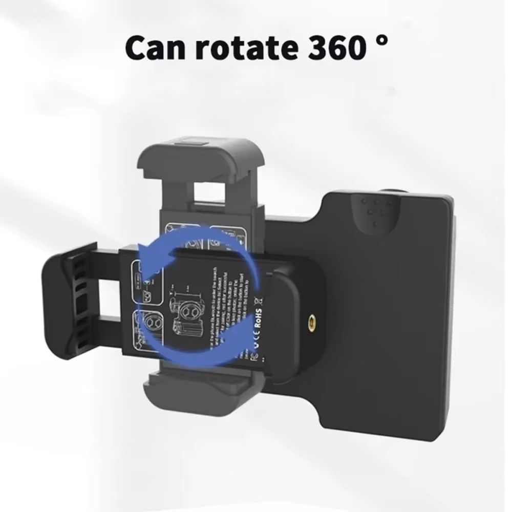 Sleek Selfie Grip And Phone Camera Grip With Detachable Bluetooth Remote 2