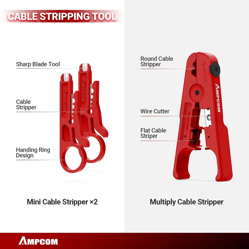 ProFix 12 In 1 Ethernet Cable Crimper And LAN Cable Tester Set 4