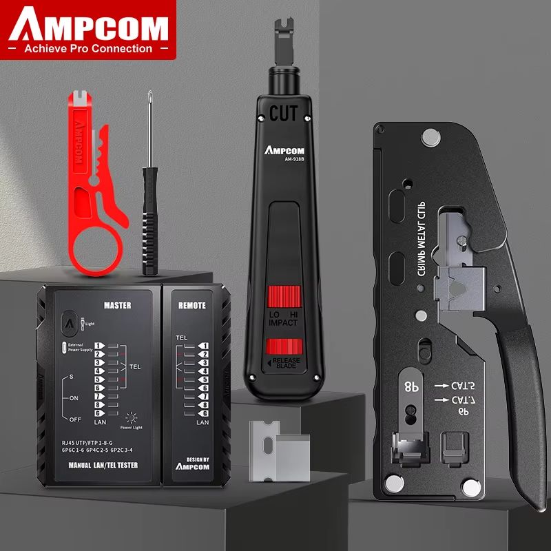 ProFix 12 In 1 Ethernet Cable Crimper And LAN Cable Tester Set 11