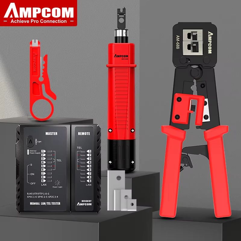 ProFix 12 In 1 Ethernet Cable Crimper And LAN Cable Tester Set 12