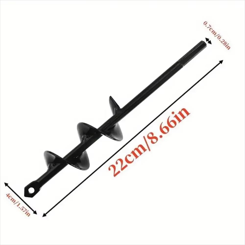 GardenMaster Spiral Bulb And Hole Digger Drill Bit Set 5