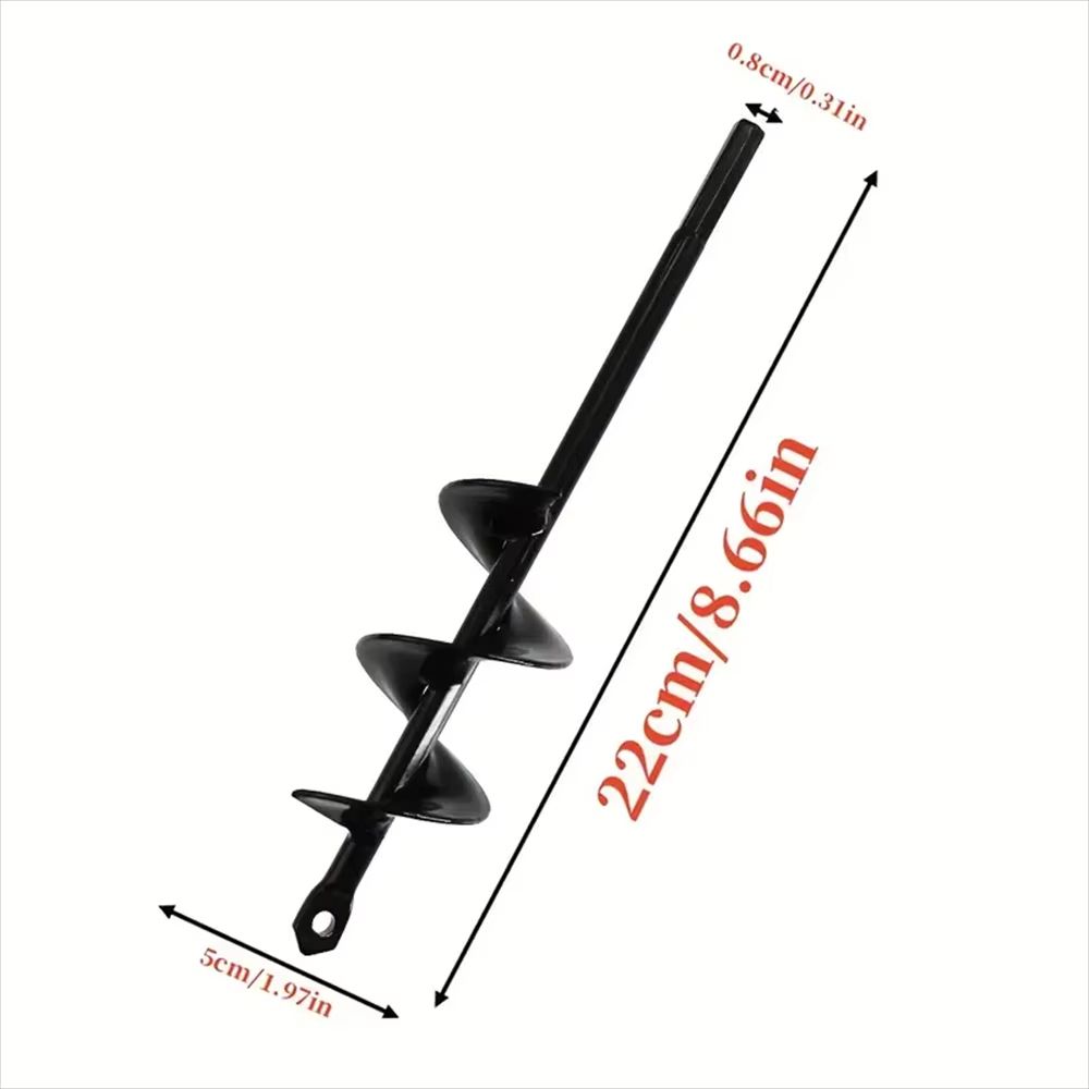 GardenMaster Spiral Bulb And Hole Digger Drill Bit Set 6