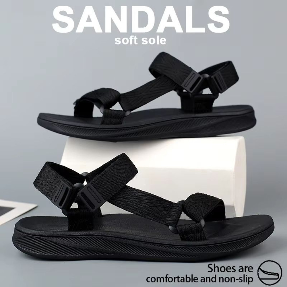 Mens Arch Support Gladiator Sandals With AntiSkid Yoga Insole 0
