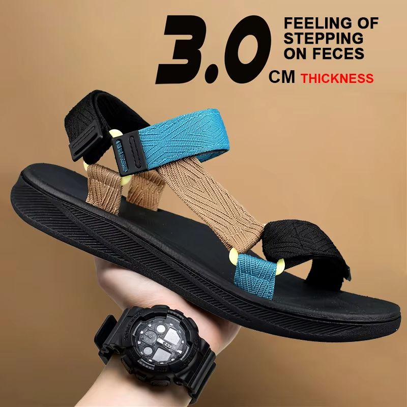 Mens Arch Support Gladiator Sandals With AntiSkid Yoga Insole 1