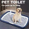 Reusable Dog Potty Training Tray With Removable Net  Indoor Pet Toilet For Small Dogs  Puppies 0
