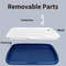 Reusable Dog Potty Training Tray With Removable Net  Indoor Pet Toilet For Small Dogs  Puppies 2