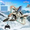24G L0712 RC Foam Fighter Plane GravitySensing Glider With LED Light For Kids Beginners 1
