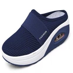 women's fashion wedge slide slippers – open toe summer sandals for comfort & style