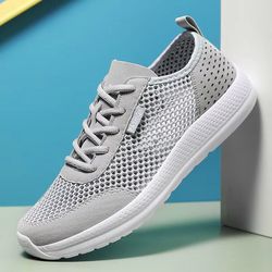 men's lightweight mesh running sneakers – breathable sport shoes for active comfort