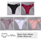5Pack Womens Cotton Brazilian VWaist Panties Low Rise Comfortable Bikini Underwear Set 9