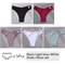 5Pack Womens Cotton Brazilian VWaist Panties Low Rise Comfortable Bikini Underwear Set 10