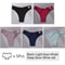 5Pack Womens Cotton Brazilian VWaist Panties Low Rise Comfortable Bikini Underwear Set 11