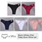 5Pack Womens Cotton Brazilian VWaist Panties Low Rise Comfortable Bikini Underwear Set 14