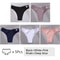 5Pack Womens Cotton Brazilian VWaist Panties Low Rise Comfortable Bikini Underwear Set 17