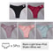 5Pack Womens Cotton Brazilian VWaist Panties Low Rise Comfortable Bikini Underwear Set 6