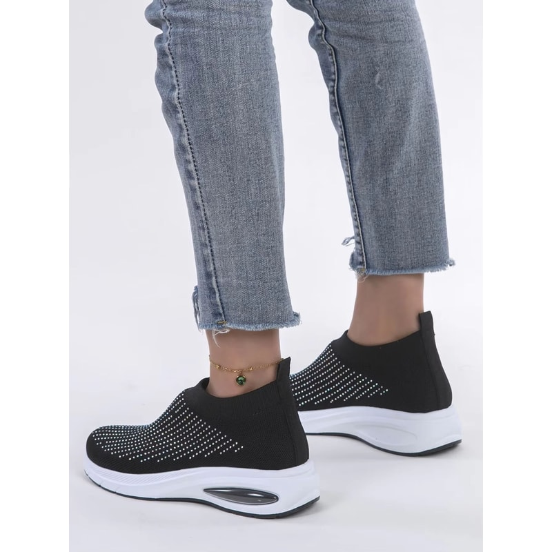 Women Sneakers Fashion Breathable Mesh Casual Walking Shoes Lightweight NonSlip Flat Sports Shoes 5