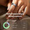 COLMI R09 Smart Ring With Charging Case  Body Temperature Sleep Monitor Bluetooth Health Ring For A 2