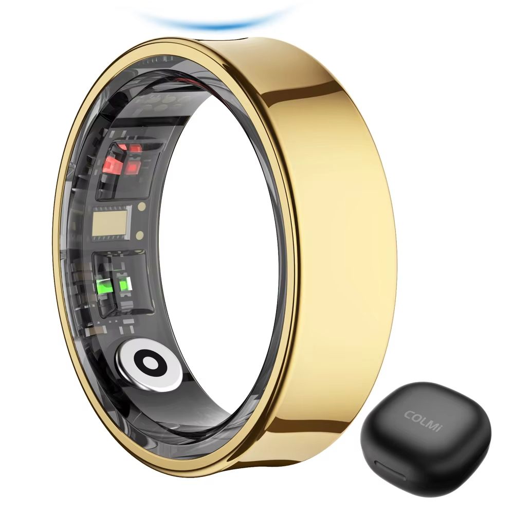 COLMI R09 Smart Ring With Charging Case  Body Temperature Sleep Monitor Bluetooth Health Ring For A 7