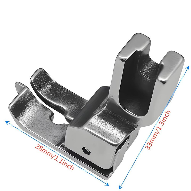 Precision Stitch In Ditch Presser Foot Set For Industrial Sewing Machines 2 Pack 3
