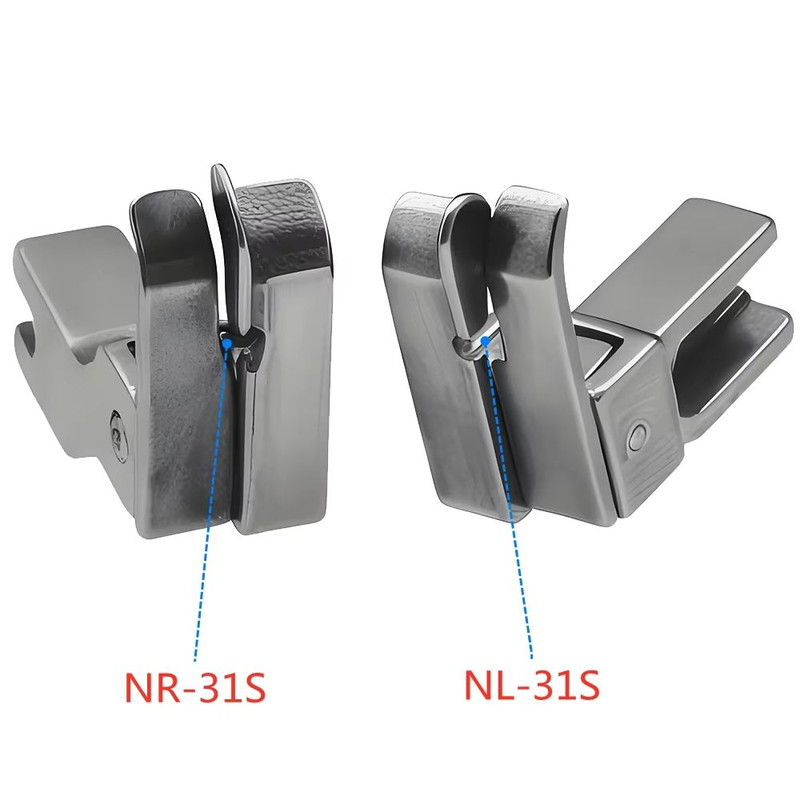 Precision Stitch In Ditch Presser Foot Set For Industrial Sewing Machines 2 Pack 5