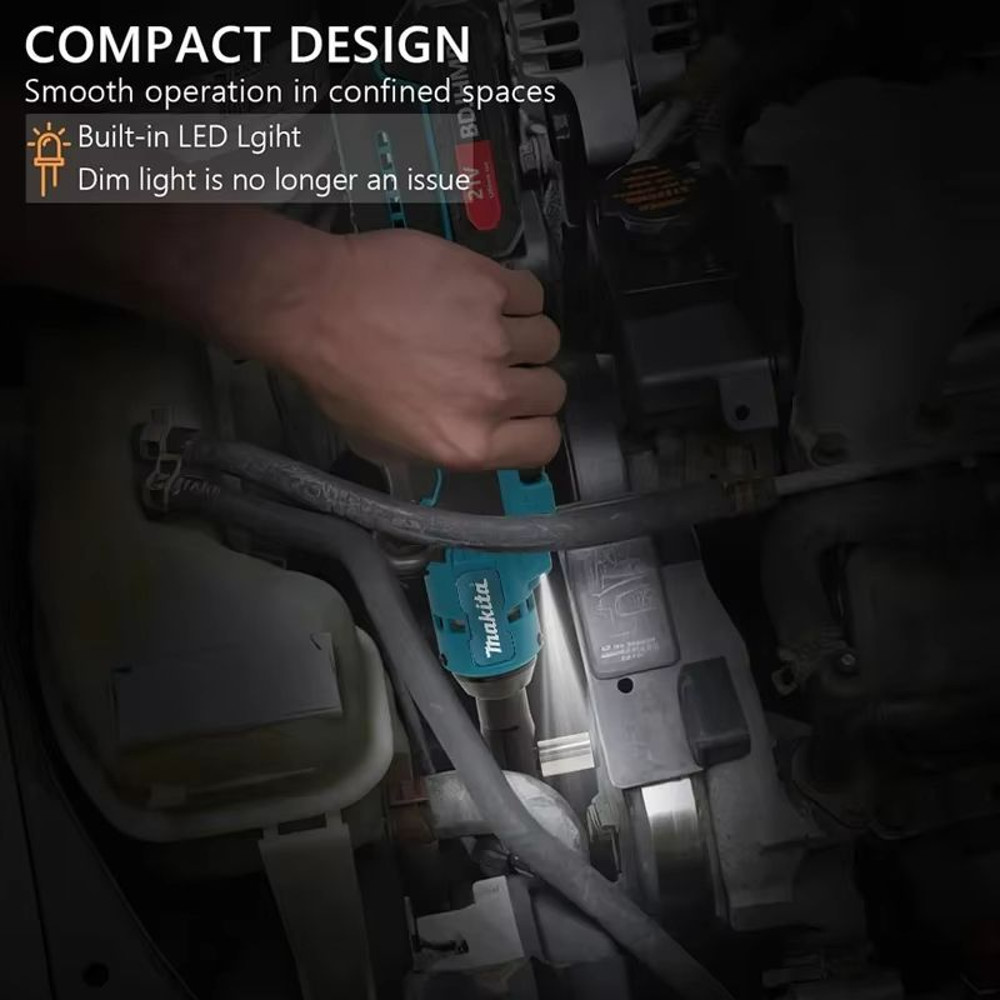 HighTorque 18V Brushless RightAngle Ratchet Wrench  Compact Power Tool 4
