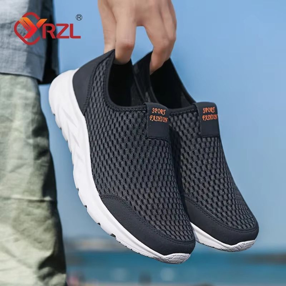Men Sneakers Lightweight Mesh Walking Shoes Breathable Casual NonSlip Tennis Loafers 0