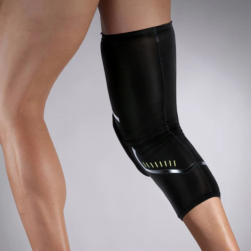 Knee Brace Compression Sleeve  Shockproof Support For Running Arthritis  Joint Pain Relief For Men  4