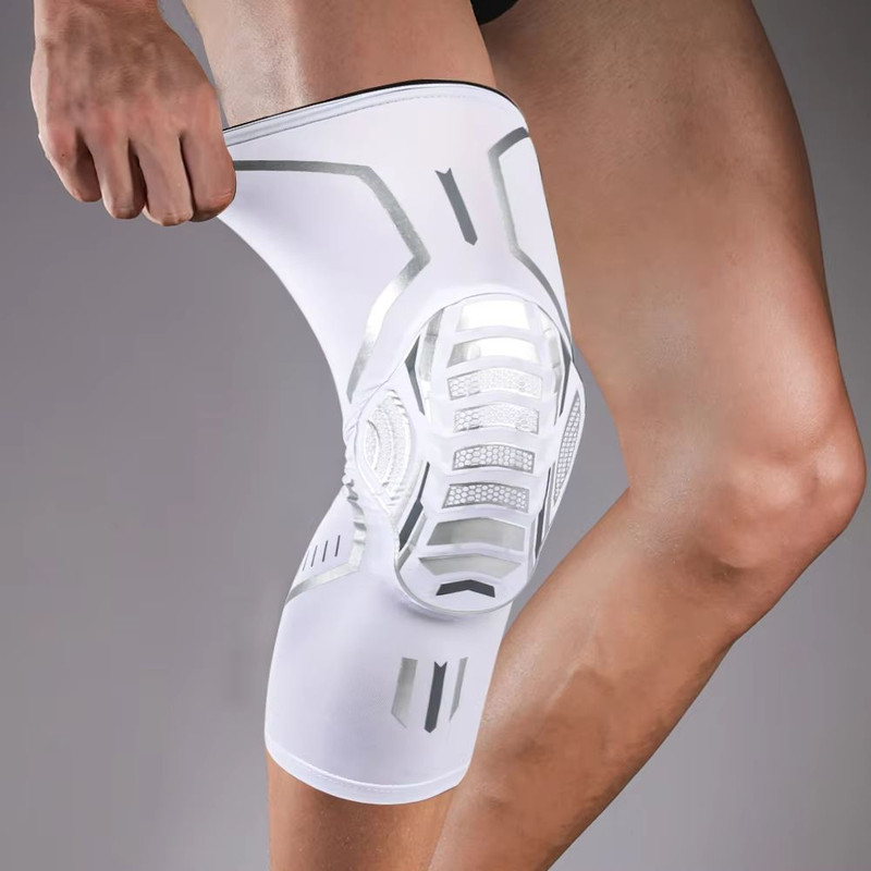 Knee Brace Compression Sleeve  Shockproof Support For Running Arthritis  Joint Pain Relief For Men  5