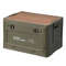 30L Collapsible Storage Bin With Wooden Lid  Portable Large Capacity Side Opening Box For Home And  1