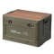 30L Collapsible Storage Bin With Wooden Lid Portable Large Capacity Side Opening Box For Home And 1