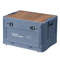 30L Collapsible Storage Bin With Wooden Lid  Portable Large Capacity Side Opening Box For Home And  6