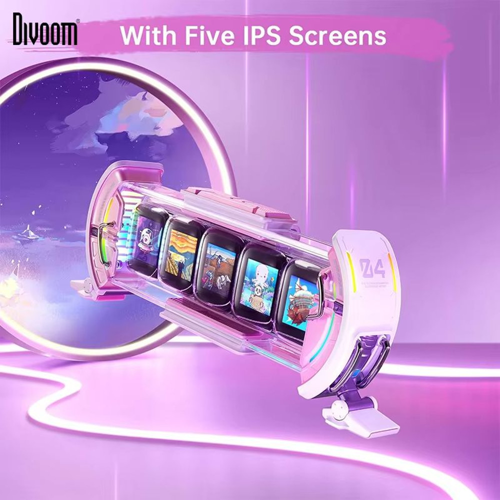 Divoom Times Gate Smart Pixel Clock AppControlled Digital Display With Weather Stocks Gaming Widg 0