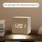 Minimalist Wooden LED Alarm Clock  SoundActivated Display With Temperature For Bedroom Or Office De 1