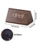 Minimalist Wooden LED Alarm Clock SoundActivated Display With Temperature For Bedroom Or Office De 11