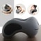 Ergonomic UShaped Memory Foam Travel Pillow Soft Cervical Neck Support With Massage Feature 0