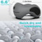 Ergonomic UShaped Memory Foam Travel Pillow Soft Cervical Neck Support With Massage Feature 4