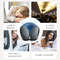 Ergonomic UShaped Memory Foam Travel Pillow  Soft Cervical Neck Support With Massage Feature 5