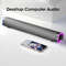 4D Stereo Computer Speaker Bar  Bluetooth  Wired Subwoofer Soundbar For Laptops PCs  Macbooks 3