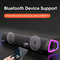 4D Stereo Computer Speaker Bar  Bluetooth  Wired Subwoofer Soundbar For Laptops PCs  Macbooks 4