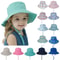 Kids UV Protection Sun Hat Breathable Outdoor Baby Sun Cap With Neck Ear Cover 08 Years 0