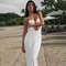 Strapless Bodycon Maxi Dress  Backless Off Shoulder Summer Beach Dress For Women 3