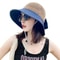UV Protection Bucket Hat For Women Foldable Wide Brim Summer Sun Hat With Ponytail Hole 8