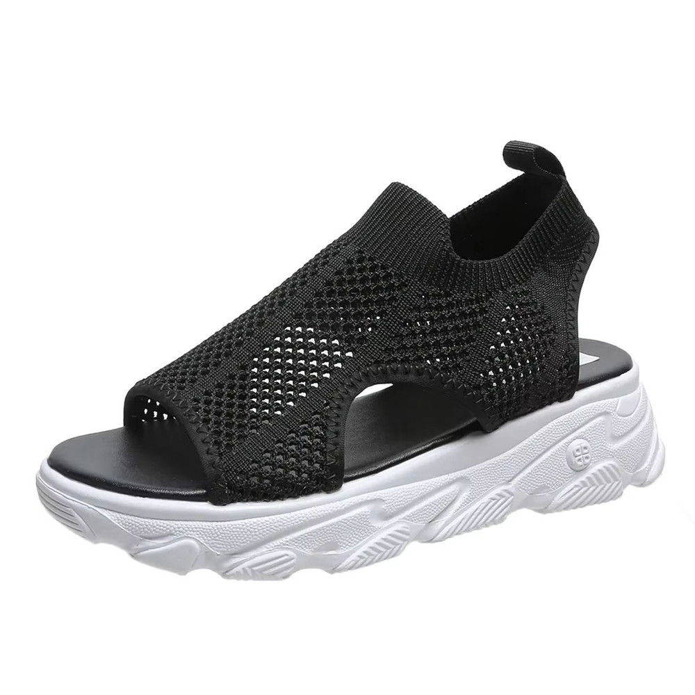 Breathable Mesh Platform Summer Sandals For Women 7