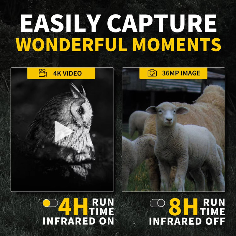 FNIRSI 4K Digital Night Vision Scope For Hunting And Camping 5