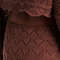 ChicWave Summer Knit Beach Set Two Piece Drawstring Skirt And One Shoulder Top 10