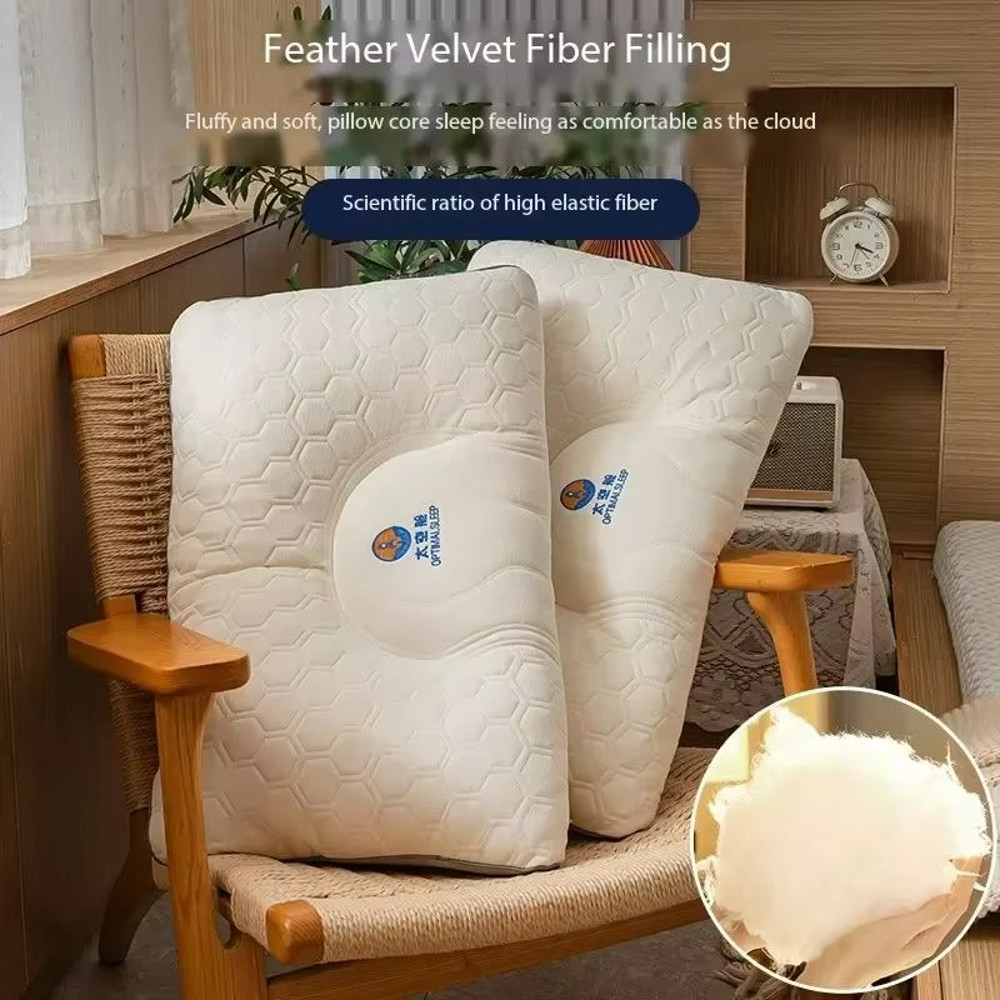 3D Ergonomic Space Pillow For Neck Support And Comfortable Sleep 3
